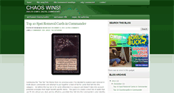 Desktop Screenshot of chaoswins.com