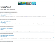 Tablet Screenshot of chaoswins.com